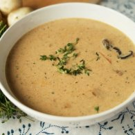 Рецепт крем-супа из сушёных белых грибов